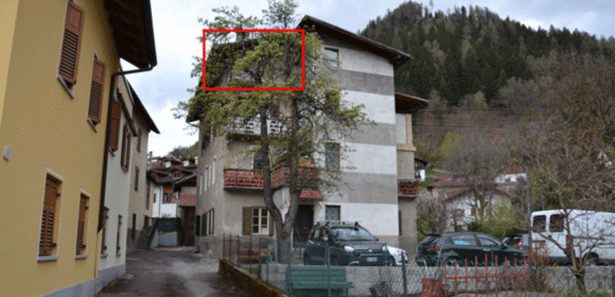 Trilocale mansardato a Fucine