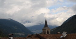 Villetta bifamiliare con giardino e vista panoramica a Ossana