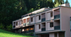 Comodo trilocale con terrazzo e vista magnifica sul bosco
