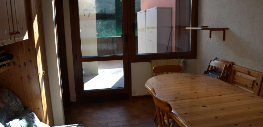 Comodo trilocale con terrazzo e vista magnifica sul bosco